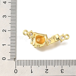 Латунные подвески из прозрачного кубического циркония&nbsp;KK-K388-69G