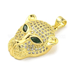 Латунные микро проложить кубического циркония подвески&nbsp;KK-K354-13I-G