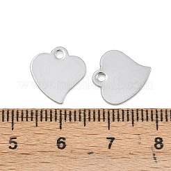Устойчивые к потускнению пустые бирки в форме сердца из нержавеющей стали 201&nbsp;STAS-R071-11