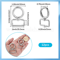 12 шт. Поворотные застежки из сплава&nbsp;FIND-SP0003-62P