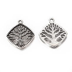 Тибетском стиле сплава деревьев подвески&nbsp;LS-TIBEP-GC172-AS-NR