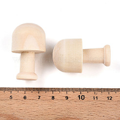 Незаконченные деревянные грибные украшения&nbsp;WOOD-T032-05
