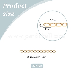 120 шт. удлинитель для цепей из нержавеющей стали 304&nbsp;STAS-UN0059-36G