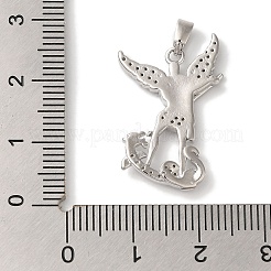 Латунные микро проложить кубического циркония подвески&nbsp;KK-S391-13P-01