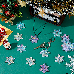 30 шт. 5 цвета ab прозрачный акриловый компонент люстры соединения&nbsp;TACR-HS0001-05