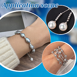 925 стерлингов серебряные шарики Spacer&nbsp;STER-PH0003-84A