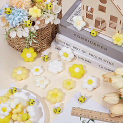 42 шт. 9 стиля аксессуаров для вязания украшений из хлопка ручной работы&nbsp;DIY-WR0005-08