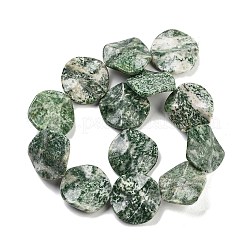 Натуральные зеленые пятна яшмовых нитей G-Z061-B08-02