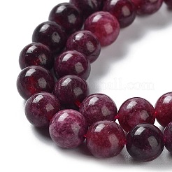 Окрашенные природные малайзии нефрита бисер нитей&nbsp;G-G021-01B-04