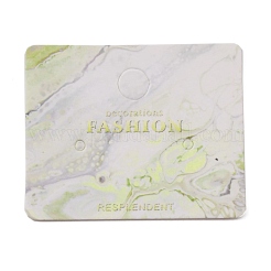 Бумажные карты дисплея серьги&nbsp;CDIS-WH0006-04E