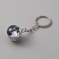 Брелок из платинового сплава&nbsp;KEYC-WH0029-61A