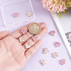 12шт 2 цвета латунные подвески&nbsp;KK-HY0004-08