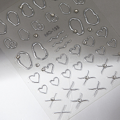 6 лист 2-х цветных наклеек для нейл-арта в виде животных&nbsp;DIY-HS0002-07