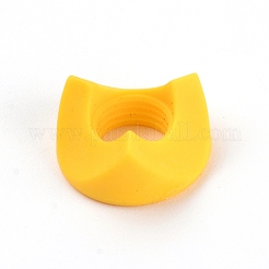 60шт 4-х цветный силиконовый держатель для карандашей для детей&nbsp;AJEW-GF0003-34