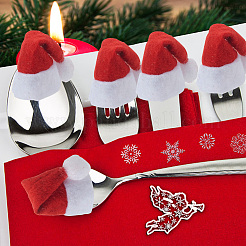 Мини-тканевая рождественская шапка&nbsp;AJEW-WH0001-70