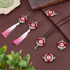 6 шт. подвески из цинкового сплава в этническом стиле с соединительной смолой&nbsp;FIND-PH0028-05A