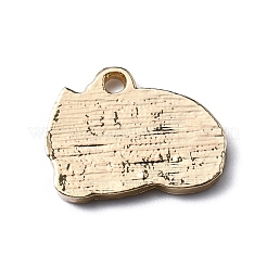 Подвески из эмали и сплава&nbsp;ENAM-WH0065-28KCG-02