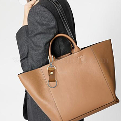 Брелоки из коровьей кожи и сплава&nbsp;KEYC-WH20005-24B