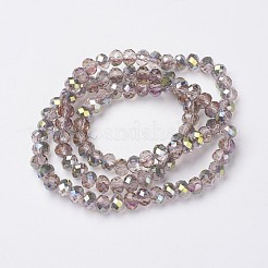 Гальванизируйте прозрачное стекло бисер нитей&nbsp;EGLA-A034-T6mm-S