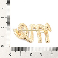 Броши сплав горный хрусталь&nbsp;LS-JEWB-P023-02G