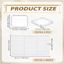 Прозрачный пластиковый ящик для хранения брони для ношения на руках&nbsp;MRMJ-LP0002-30