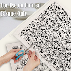 6 шт. 6 стиля бумажных керамических наклеек&nbsp;DIY-SD0002-07E