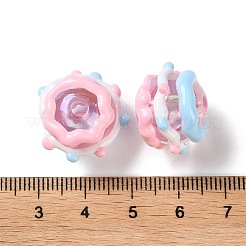 Непрозрачные акриловые бусины&nbsp;ACRC-H001-01