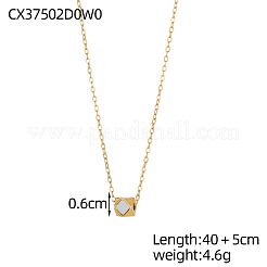 Подвеска в виде многоугольника с ромбом из нержавеющей стали 304.&nbsp;STAS-OY009-39G