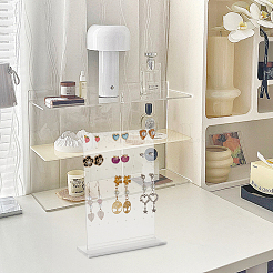 Вертикальные акриловые подставки для сережек&nbsp;EDIS-WH0029-50