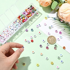 7 стиль непрозрачных акриловых бусин&nbsp;MACR-YW0003-62