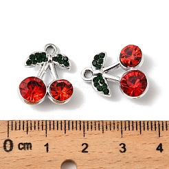 Подвески со стразами из сплава с ультрафиолетовым покрытием&nbsp;FIND-A054-05B-S