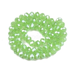 Стеклянные бусины с гальваническим покрытием &nbsp;LS-EGLA-A044-J8mm-A08