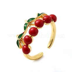 Латунь регулируемые манжеты кольца&nbsp;LS-RJEW-C143-01B-G