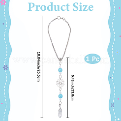 Подвеска из цветочного сплава&nbsp;AJEW-WH20018-12A