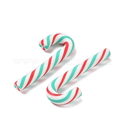 Рождественские бусины из полимерной глины ручной работы&nbsp;CLAY-P005-04G