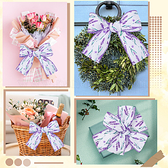 12 ярд ленты из мешковины&nbsp;SRIB-WH20010-004