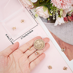 10шт латунные подвески из кубического циркония с микро-паве&nbsp;FIND-BBC0002-85