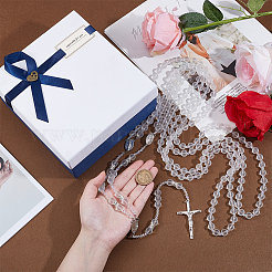 Стеклянные бусины свадебные четки лассо веревка для свадьбы&nbsp;HJEW-OC00259