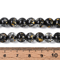 Хрустящие прозрачные стеклянные бусины нити&nbsp;GLAA-N030-8mm-01A