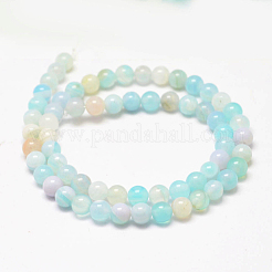 Натуральные полосатые агатовые / полосатые агатовые нити&nbsp;G-K155-A-8mm-04