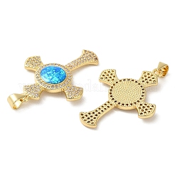 Стойки обшивки латунь микро проложить Циркон подвеску&nbsp;KK-P268-17G-G