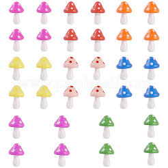 32 шт. 8-х цветные миниатюрные украшения&nbsp;DJEW-TA0001-24