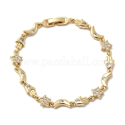 Браслеты-цепочки с луной&nbsp;BJEW-C130-03G