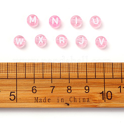 Прозрачные розовые акриловые бусины&nbsp;TACR-YW0001-08K