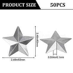 50 шт. железные витринные украшения&nbsp;IFIN-GF0001-38A