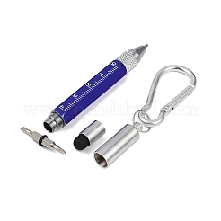 Алюминиевая практичная ручка-брелок 6 в 1&nbsp;LS-AJEW-R004-01P-10