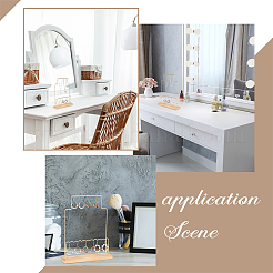 Железный многоярусный органайзер для сережек&nbsp;EDIS-WH0035-05LG