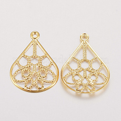 201 филигранный кулон из нержавеющей стали&nbsp;STAS-F162-35G