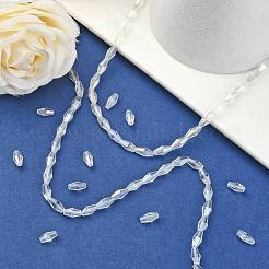 Стеклянные бусины с гальваническим покрытием &nbsp;EGLA-R020-8x4mm-13