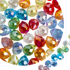 2 нить гальваника стеклянные бусины нити&nbsp;EGLA-SP0001-34